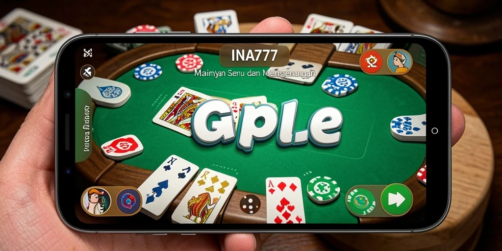 Tampilan menarik dari gameplay Gaple di INA777.