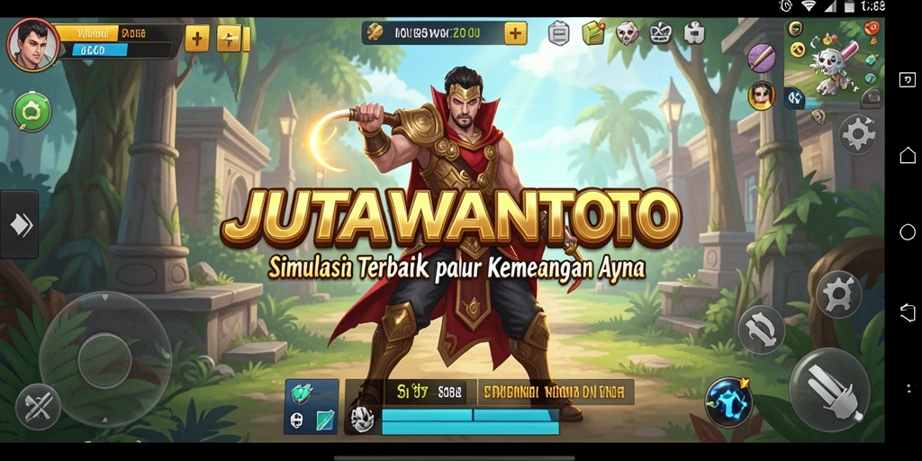 Tampilan gameplay menarik dari JUTAWANTOTO dengan elemen simulasi yang realistis.