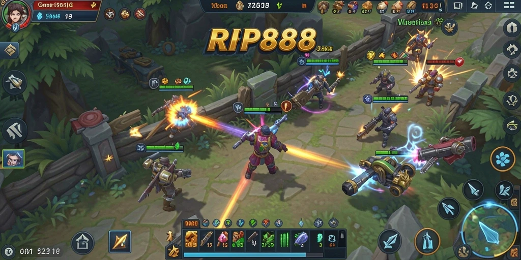 Gameplay menarik dari RP888 yang penuh strategi dan tantangan.